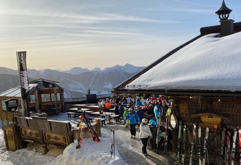 Mountain restaurant, Austria
